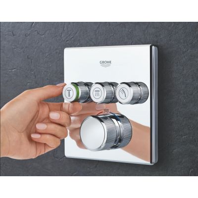Grohe Grohtherm SmartControl bateria wannowo-prysznicowa podtynkowa termostatyczna StarLight Chrome 29126000