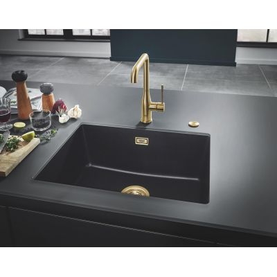 Grohe Essence bateria kuchenna stojąca Brushed Cool Sunrise 30269GN0