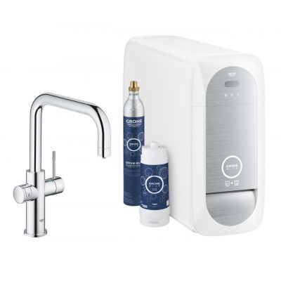 Grohe Blue Home zestaw startowy z baterią kuchenną chrom 31456001