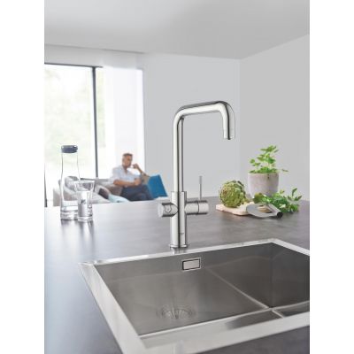Grohe Blue Home zestaw startowy z baterią kuchenną chrom 31456001