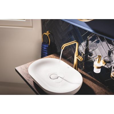 Grohe Essence New bateria umywalkowa stojąca Brushed Cool Sunrise 32901GN1