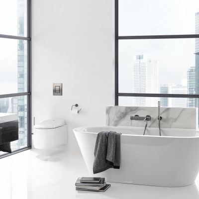 Grohe Essence bateria prysznicowa ścienna Brushed Hard Graphite 33636AL1