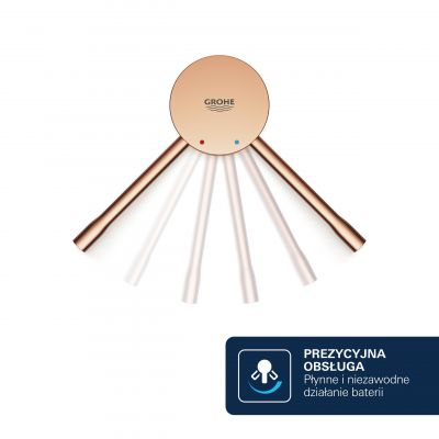 Grohe Essence bateria prysznicowa ścienna Brushed Warm Sunset 33636DL1