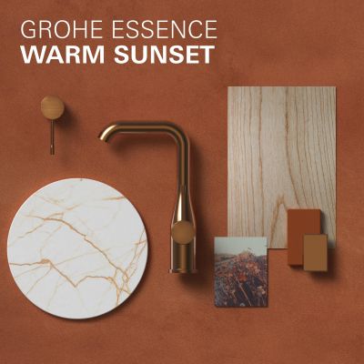 Grohe Essence bateria prysznicowa ścienna Brushed Warm Sunset 33636DL1