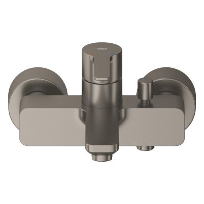 Grohe Lineare bateria wannowo-prysznicowa ścienna Brushed Hard Graphite 33849AL1