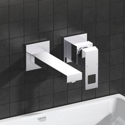Zestaw Grohe Eurocube bateria umywalkowa podtynkowa 2-otworowa kompletna chrom (19895000, 23200002)