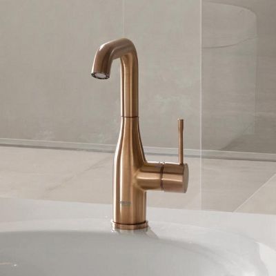 Grohe Essence bateria umywalkowa stojąca Brushed Warm Sunset 32628DL1