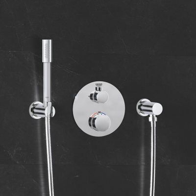Grohe Grohtherm bateria wannowo-prysznicowa podtynkowa termostatyczna StarLight Chrome 24076000