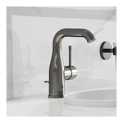 Grohe Essence bateria umywalkowa stojąca Brushed Hard Graphite 23462AL1
