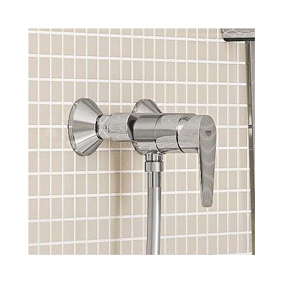 Grohe Vitalio Start System 250 zestaw prysznicowy ścienny z deszczownicą i bateria prysznicowa ścienna Start Edge chrom (26680001, 24197001)