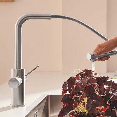 Grohe Blue Pure Minta bateria kuchenna z podłączeniem do filtra wody stal 30601DC0
