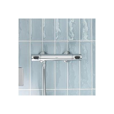 Grohe Precision Flow bateria prysznicowa ścienna z termostatem StarLight Chrome 34800001