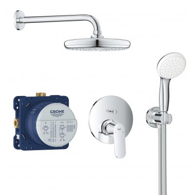 Grohe Eurosmart Cosmopolitan zestaw prysznicowy z deszczownicą chrom 25219001