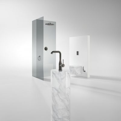 Zestaw Grohe Essence bateria podtynkowa z deszczownicą i zestawem prysznicowym grafit (24058AL1, 26066AL0, 28362A00, 27074AL0, 35600000, 27057AL0, 26574AL0)