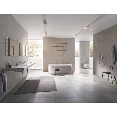 Zestaw Grohe Essence bateria podtynkowa z deszczownicą i zestawem prysznicowym grafit (24058AL1, 26066AL0, 28362A00, 27074AL0, 35600000, 27057AL0, 26574AL0)