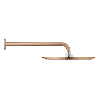 Grohe Rainshower Cosmopolitan deszczownica 31 cm okrągła z ramieniem ściennym brushed warm sunset 26066DL0