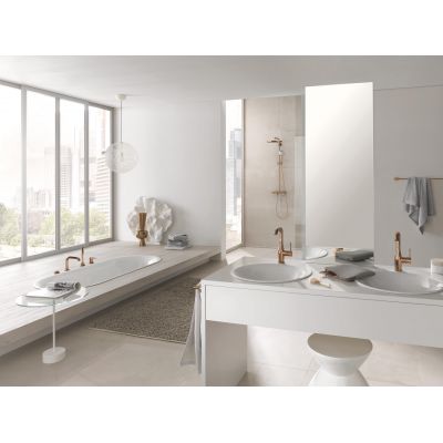 Grohe Euphoria zestaw prysznicowy ścienny termostatyczny z deszczownicą Warm Sunset 26075DA0