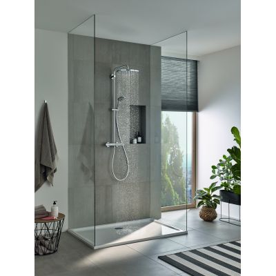 Grohe Vitalio Joy XXL zestaw prysznicowy ścienny termostatyczny z deszczownicą chrom 26400001