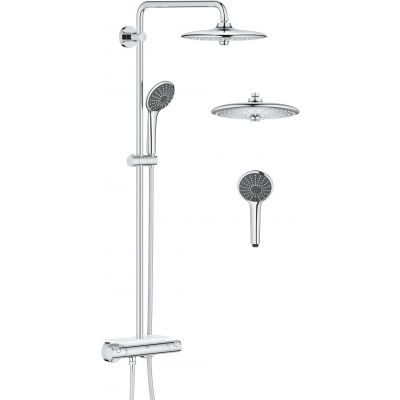 Grohe Vitalio Joy System 260 zestaw prysznicowy ścienny termostatyczny z deszczownicą chrom 26403001