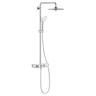 Grohe Euphoria zestaw prysznicowy ścienny termostatyczny z deszczownicą chrom 26509000