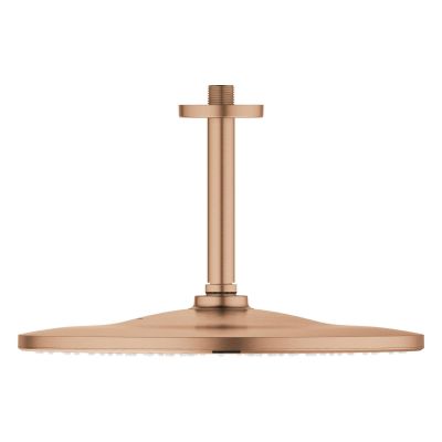 Grohe Rainshower deszczownica z ramieniem 31x31 cm okrągła Brushed Warm Sunset 26560DL0