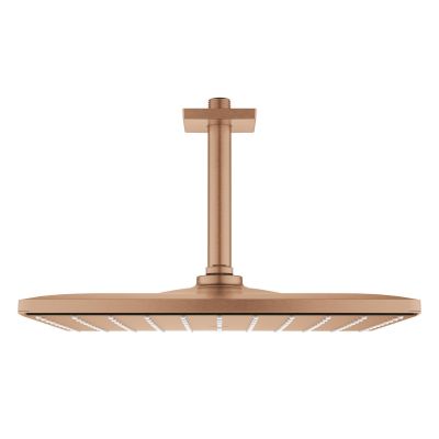 Grohe Rainshower deszczownica z ramieniem 31x31 cm kwadratowa Brushed Warm Sunset 26566DL0