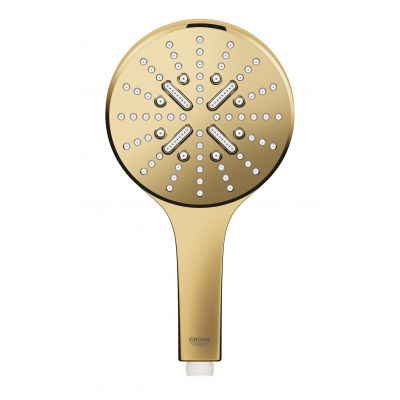 Zestaw Grohe Essence bateria wannowo-prysznicowa ścienna z zestawem prysznicowym złoty (33624GL1, 28362GL0, 26574GL0, 27074GL0)