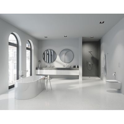 Zestaw Grohe Essence bateria podtynkowa z zestawem prysznicowym stal (24057DC1, 28388DC0, 27057DC0, 35600000, 26603DC0, 26574DC0)