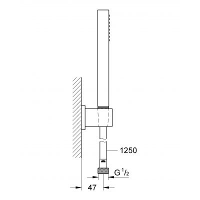 Grohe Eurocube Perfect zestaw prysznicowy podtynkowy z deszczownicą chrom (24062000, 35600000, 26564000, 27702000, 27704000)