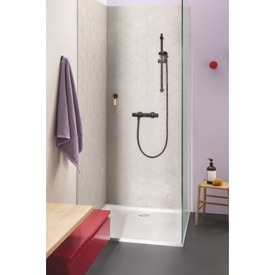 Grohe Vitalio Start 100 zestaw prysznicowy ścienny czarny 279482430