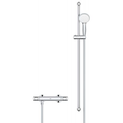 Grohe Precision zestaw prysznicowy ścienny termostatyczny StarLight Chrome 34842000