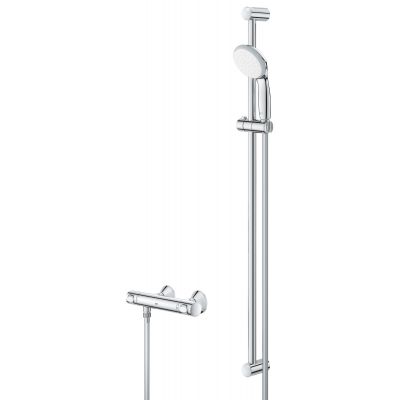 Grohe Precision zestaw prysznicowy ścienny termostatyczny StarLight Chrome 34842000