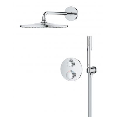 Grohe Vitalio Start zestaw prysznicowy podtynkowy termostatyczny z deszczownicą chrom 34880000