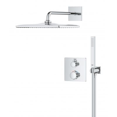 Grohe Vitalio Start zestaw prysznicowy podtynkowy termostatyczny z deszczownicą chrom 34881000