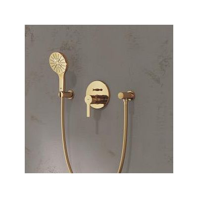 Zestaw Grohe Grohtherm SmartControl wannowo-prysznicowy podtynkowy termostatyczny z deszczownicą i kompletem natryskowym złoty (29119GL0, 27074GL0, 27057GL0, 28362GL1, 26066GL0, 26574GL0)