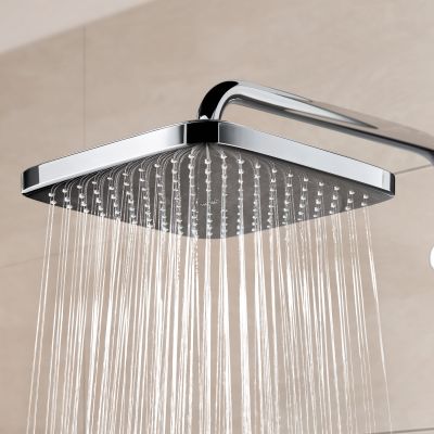 Zestaw Grohe Start Flow bateria wannowo-prysznicowa podtynkowa z deszczownicą i zestawem prysznicowym chrom (29117000, 2639710E, 26695000, 27851000, 28741002, 26962001)