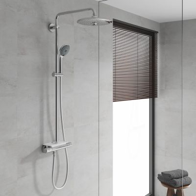 Grohe Vitalio Joy System 260 zestaw prysznicowy ścienny termostatyczny z deszczownicą chrom 26403001