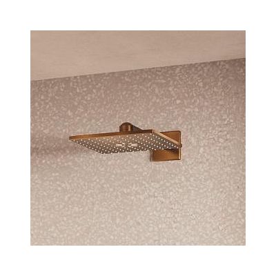 Grohe Rainshower 310 SmartActive Cube deszczownica 31 cm kwadratowa z ramieniem ściennym brushed warm sunset 26479DL0