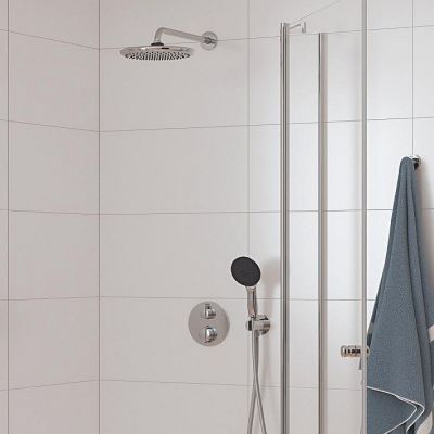 Grohe Vitalio Start zestaw prysznicowy podtynkowy termostatyczny z deszczownicą chrom 34883000