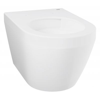 Grohe Euro Ceramic miska WC wisząca bez kołnierza ze spłukiwaniem wirowym biały połysk 102485SH00