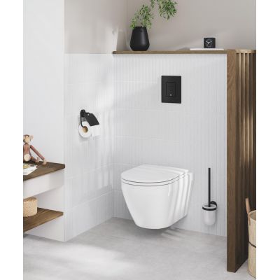 Grohe Euro Ceramic miska WC wisząca bez kołnierza ze spłukiwaniem wirowym biały połysk 102486SH00