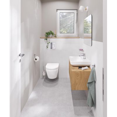 Grohe Euro Ceramic miska WC z deską wolnoopadającą wisząca bez kołnierza ze spłukiwaniem wirowym biały połysk 102509SH00