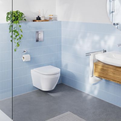 Grohe Solido zestaw stelaż z miską ze spłukiwaniem wirowym, deską i przyciskiem 102517SH00