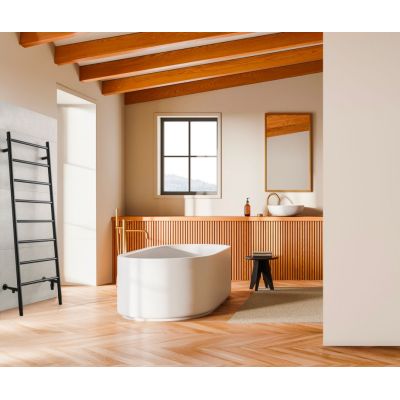 P.M.H. Zoe grzejnik łazienkowy 170x60 cm czarny ZO1B