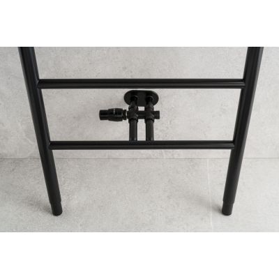 P.M.H. Zoe grzejnik łazienkowy 170x60 cm czarny ZO1B-M