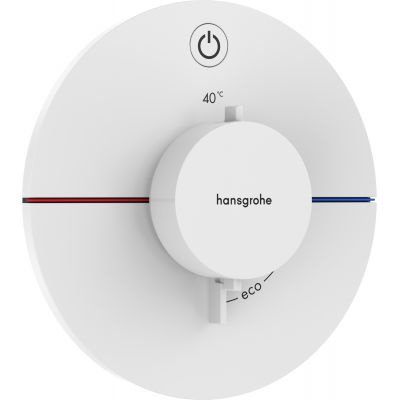 Hansgrohe ShowerSelect Comfort S bateria prysznicowa podtynkowa termostatyczna biały mat 15553700