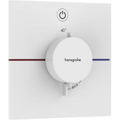 Hansgrohe ShowerSelect Comfort E bateria prysznicowa podtynkowa termostatyczna biały mat 15571700