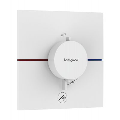 Hansgrohe ShowerSelect Comfort E bateria prysznicowa podtynkowa termostatyczna biały matowy 15575700