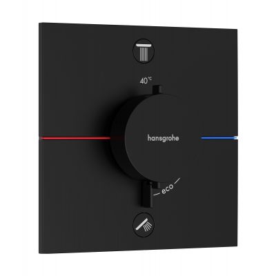 Hansgrohe ShowerSelect Comfort E bateria wannowo-prysznicowa podtynkowa termostatyczna czarny matowy 15578670