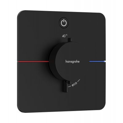 Hansgrohe ShowerSelect Comfort Q bateria prysznicowa podtynkowa termostatyczna czarny matowy 15581670